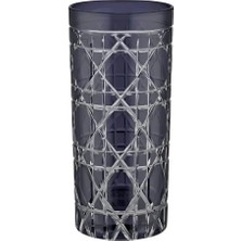 I Love Home Glass Luxury Cam Uzun Su Bardağı 485 ml - Tekli Siyah