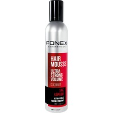 Foneks Fonex Saç Köpüğü Ultra Güçlü & Hacimlendirici 300ml Hindistan Cevizli