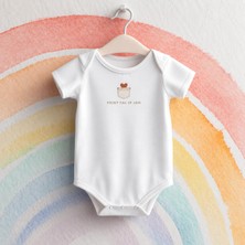 Igigi Collection Igıgı Collection Pocket Full Of Love Sevgi Dolu Cep Baskılı %100 Pamuk Bebek Zıbın