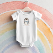 Igigi Collection Igıgı Collection Little Penguin Pal Minik Penguen Dost Baskılı %100 Pamuk Bebek Zıbın
