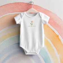 Igigi Collection Igıgı Collection Bloom Baby Bloom Çiçek Aç Bebeğim Baskılı %100 Pamuk Bebek Zıbın