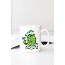 Meschain Meschaın Easy Reasy Baskılı 330 ml Porselen Kupa Bardak (123583-1)
