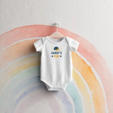 Igigi Collection Igıgı Collection Daddys Mini Ingilizce Baskılı %100 Pamuk Unisex Bebek Zıbın