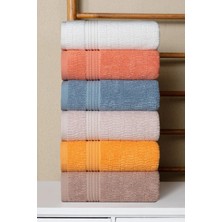 Bersay Tekstil Aura El Havlu Seti 6’lı Bambu Penye 50X90 cm – Emici, Yumuşak, Dayanıklı Havlu - Lüks - 1350 gr