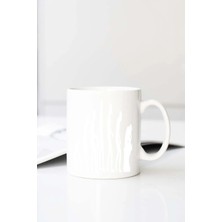 Meschain Meschaın Evrim Baskılı 330 ml Porselen Kupa Bardak (123510-1)