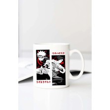 Meschain Meschaın Galashop Naruto Sasuke Anime Baskılı 330 ml Porselen Kupa Bardak (123527-1)