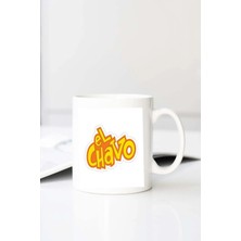 Meschain Meschaın El Chavo Sticker By DAVIDISLA39 Baskılı 330 ml Porselen Kupa Bardak (123593-1)