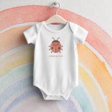 Igigi Collection Igıgı Little Ladybug Baskılı Bebek Zıbın