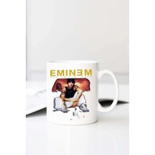 Meschain Meschaın Eminem Hip Hop Baskılı 330 ml Porselen Kupa Bardak (123472-1)