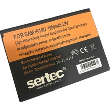 Pileli Store Sertec - Samsung Galaxy S4 Mını İ9190 / J1 2016 Uyumlu Batarya