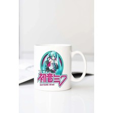 Meschain Meschaın Diva Hatsune Miku Baskılı 330 ml Porselen Kupa Bardak (123546-1)