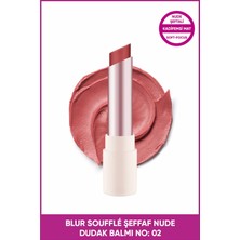 Essence Blur Soufflé Şeffaf Nude Dudak Balmı No: 02 Nude Peach