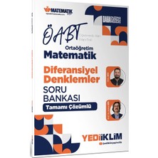 Yediiklim Yayınları Yediiklim 2027 Öabt Ortaöğretim Matematik Öğretmenliği Diferansiyel Denklemler Tamamı Çözümlü Soru Bankası
