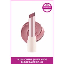Essence Blur Soufflé Şeffaf Nude Dudak Balmı No: 04 Nude Mauve