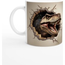 Meschain Meschaın Duvar Kıran T-Rex Dinozor Kupa Bardak
