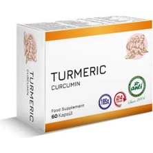 Anti Zerdeçal Ekstresi Turmeric Extract Licaps 60 Adet 500 mg İçeren Yüksek 185x Daha İyi Emilim Formülü