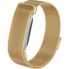 Mobaxaksesuar Google Fitbit Air Kordon Milano Loop Metal Band