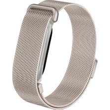 Mobaxaksesuar Google Fitbit Air Kordon Milano Loop Metal Band