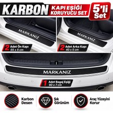 Mlh Store Lexus Sc Coupe 1991-2000 Modellere Uyumlu 5 Li Karbon Kapı Eşiği Set