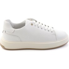Bambi Beyaz Floter Hakiki Deri Erkek Sneaker E01401120740