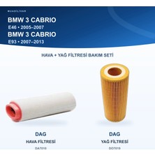 Bmw 3 (E46) / Bmw 3 (E93) Hava+Yağ Filtre Bakım Seti