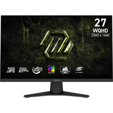 MSI Msı 27' Mag 274QF E20 0.5ms 200Hz Wqhd IPS Gamıng Monitör
