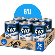Somon Parça Etli Yetişkin Kedi Konservesi 400 G