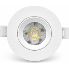 Cata CT-5256 Safir LED Spot 8W 6400K Beyaz Kasa Beyaz Işık