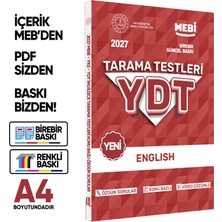 İnformal Yayınları 2027 Yks-Ydt Mebi-Ogm Ingilizce Özgün Tarama Testleri Kitabı A4 Boyut Renkli Görsel Baskı Ücreti