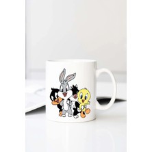 Meschain Meschaın Disney Baskılı 330 ml Porselen Kupa Bardak (123464-2)