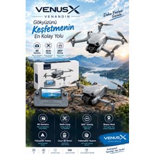 Yms R28 Ekranlı Kumandalı Katlanabilir Drone Fırçasız Motor Optik Akış Engel Algılama Kameralı