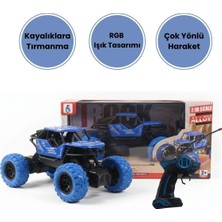 Sole 1:18 Ölçek Alloy Rock Crawler – Rgb Işıklı Off-Road Uzaktan Kumandalı Araba