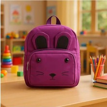 Ases Store Küçük Kedi Desenli Hafif ve Rahat 0-4 Yaş Arası Kreş ve Anaokulu Için Mini Okul Sırt Çantası