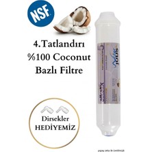 Segy Home Alkalixsu Arıtma Cihazı 5. Aşama Tatlandırıcı Filtre – %100 Hindistan Cevizi Kabuğu Karbon + Dirsek Hediyeli (Nsf Onaylı)
