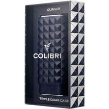 Colibri Quasar Deri Puro Kılıfı 3lü Mavi/krom (60RING)