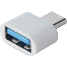 Shark Beyaz USB Type-C Dönüştürücü Adaptör Esnek Yapı ile Geniş Uyumluluk Sunar