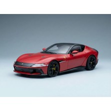 1:18 Ölçek Polistil 2024 Ferrari 12 Cilindri + Showcase Diecast Metal Minyatür Model Araba 25CM