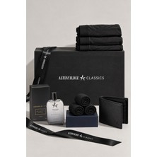 Altınyıldız Classics Özel Hediye Kutulu 3'lü BOXER-PARFÜM(100 Ml)-Cüzdan-3'lü Çorap Damat Bohçası Aksesuar Set
