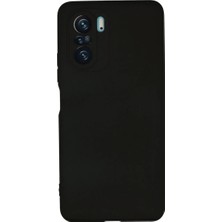 Xiaomi Poco F3 Kılıf Nano Içi Kadife Silikon - Siyah