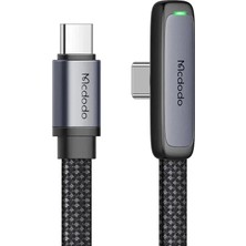 Mcdodo CA-3361 65W Pd Type-C To Type-C Ultra Ince Örgülü Şarj ve Data L Kablo 1.8m