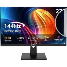 Dahua LM27-B221B 27" LED IPS 1ms 144Hz 1920X1080 Fullhd Dp+Hdmı+Audio Out (Vesa) Siyah Monitör