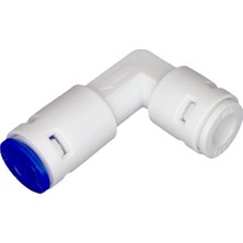 Aquaset Su Arıtma Çekvalfli Dirsek 1/4″ Iki Geçmeli Quick