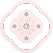 Motifpiyer Hazır Spotlu Tavan Paneli Matris Serisi-Modern LED Uyumlu Tavan Göbeği/yonca-Mono-Dış Çitalı