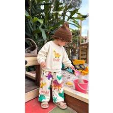 Cimcimkids Unicorn Dinazor Desenli Takım