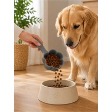 Piyatech Pati Desenli Sevimli Mama Ölçü Kaşığı-Kedi ve Köpek Mama Küreği