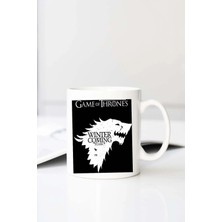 Meschain Meschaın Game Of Thrones BLL1140 HSBLL1140 Baskılı 330 ml Porselen Kupa Bardak (123485-2)