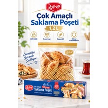 Roll-Up Roll Up Çift Kilitli Poşet 20,5*21,7cm 20 Adet