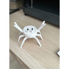 3D Baskı Gezegeni Yengeç Tasarımlı Kaşıklık - Tezgah Üstü Dekoratif Kaşık Altlığı & Tutucu