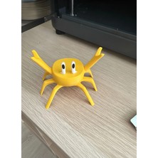 3D Baskı Gezegeni Yengeç Tasarımlı Kaşıklık - Tezgah Üstü Dekoratif Kaşık Altlığı & Tutucu