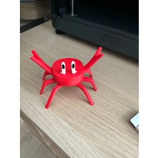 3D Baskı Gezegeni Yengeç Tasarımlı Kaşıklık - Tezgah Üstü Dekoratif Kaşık Altlığı & Tutucu